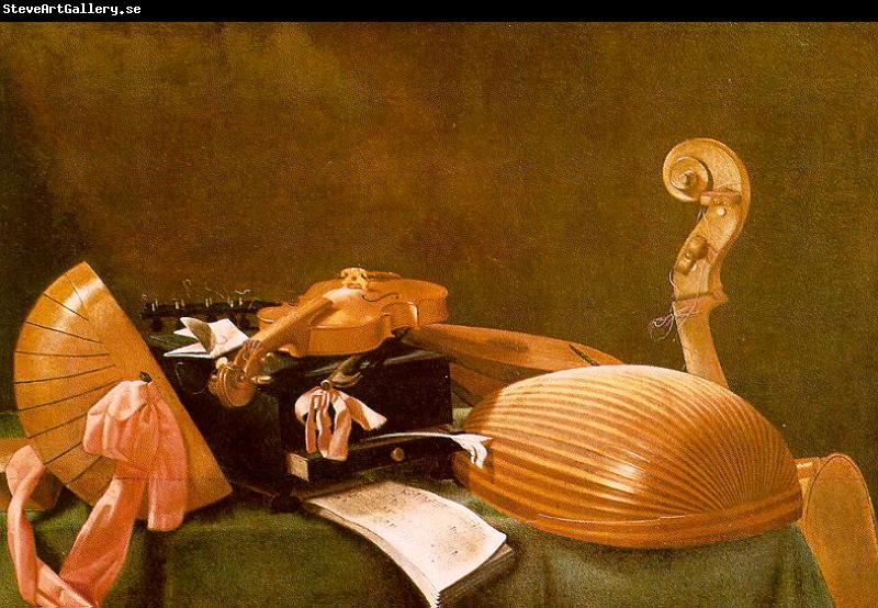 Evaristo Baschenis Still Life of Musical Instruments